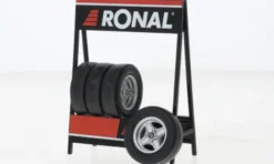 IXO - Räderset: Ronal X Pack, silber, 1:18,