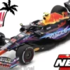 Bburago Red Bull RB19, Formel 1, GP Miami, 2023, Oracle Red Bull Racing, Red Bull, #11, S.Perez, 1:18, Outlet