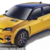 Bburago Renault 5 E-Tech, gelb, 1:24, Sale