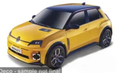 Bburago Renault 5 E-Tech, gelb, 1:24, Sale