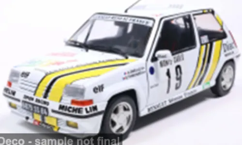 Solido Renault 5 GT Turbo, #19, 1:18, Hot