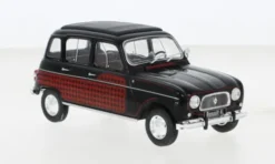 WhiteBox Renault 4L Parisienne, schwarz/Dekor, 1964, 1:24, Best