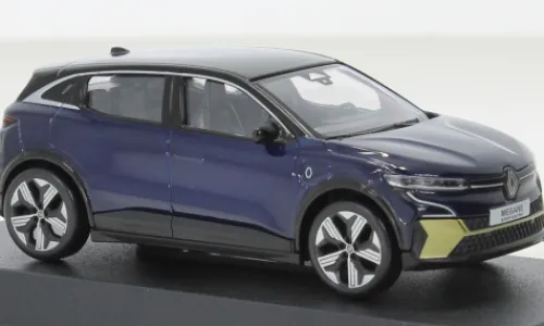 Norev Renault Megane E-Tech, dunkelblau/schwarz, 2022, 1:43, Clearance