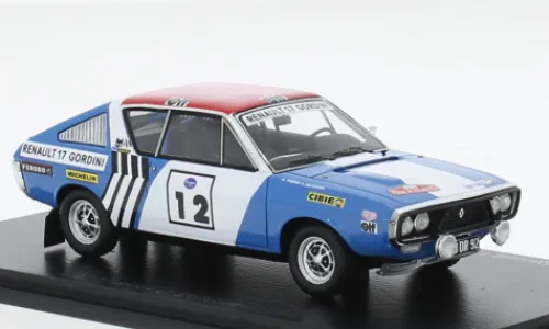Spark Renault 17, Rallye WM, Rallye Press on Regardless, 1974, #12, J-L.Therier/C.Delferrier, 1:43, New