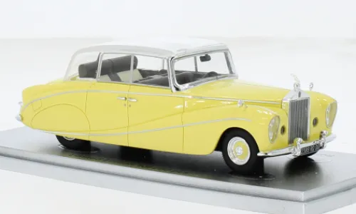 Kess Rolls Royce Silver Wraith Perspex Top Saloon, gelb, 1956, 1:43, Online