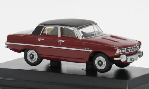 Oxford Rover P6, rot/schwarz, 1:76, Hot