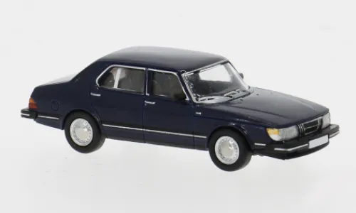 PCX87 Saab 900 Limousine, dunkelblau, 1981, 1:87, Best