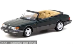 Tarmac Works Saab 900 Turbo Cabriolet, dunkelgrün, 1997, 1:64, Outlet