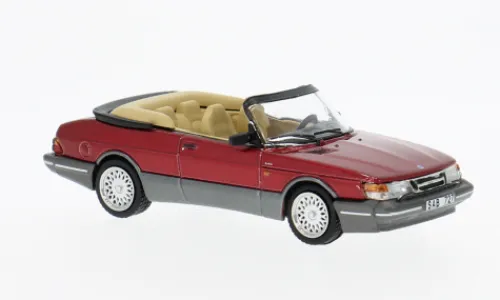Tarmac Works Saab 900 Turbo Cabriolet, rot, 1:64, Sale