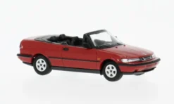 Minichamps Saab 900 Turbo 16S (Aero) Cabriolet, rot, 1987, 1:87, Outlet