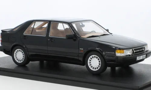 Cult Scale Models Saab 9000 Turbo, schwarz, 1985, 1:18, Hot