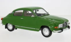 MCG Saab 96 V4, dunkelgrün, 1970, 1:18,