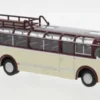 Brekina Starline Saurer 5 GVF-U, dunkelrot/beige, 1951, 1:87, New