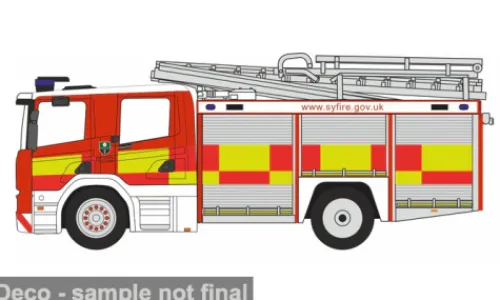 Oxford Scania CP31 Pump Ladder, South Yorkshire Fire & Rescue Service, 1:76, Sale