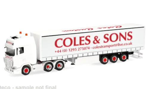 Herpa Scania CS 20 HD, Coles & Sons (GB), 1:87, Hot