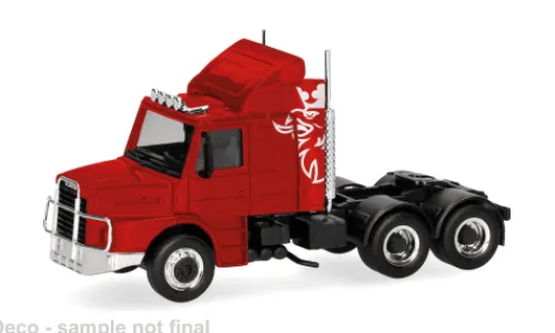 Herpa Scania Hauber 142, rot, 1:87, Clearance
