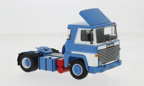 IXO Scania LBT 141, blau/weiss, 1976, 1:43,