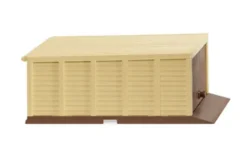 Wiking - Selbstbau-Garage (3S), beige/braun, 1967, 1:87, Online