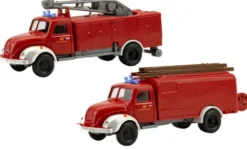 Wiking / PMS Set Edition Deutsche Bundesbahn Nr. 5, Bahnfeuerwehr, 1:87, New