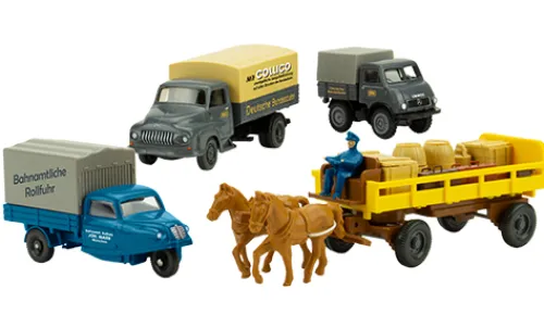 Wiking / PMS Set Edition Deutsche Bundesbahn Nr. 9, 1:87, Hot
