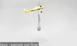 Mini GT Sikorsky S58T Helicopter, 1985, Camel Trophy, 1:64, Sale