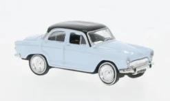 Norev Simca Aronde, hellgrau/schwarz, 1962, 1:87, New