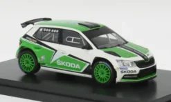 Abrex Skoda Fabia III R5, weiss/grün, 2015, 1:43, Outlet