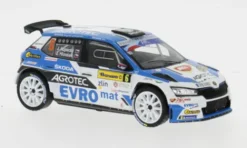 IXO Skoda Fabia Rally2 EVO, Barum Rally Zlin, 2021, #6, J.Kopecky/J.Hlousek, 1:43,