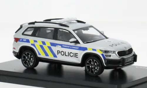 Abrex Skoda Kodiaq FL, 2021, Policie (CR), 1:43, Hot