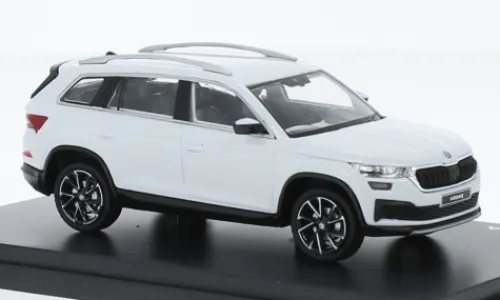 Abrex Skoda Kodiaq, weiss, 2021, 1:43,