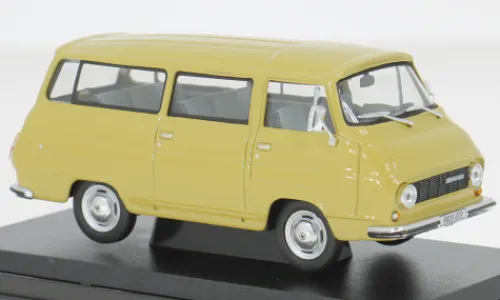 Abrex Skoda 1203 Mikrobus, dunkelbeige, 1974, 1:43, Discount