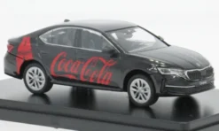 Abrex Skoda Octavia IV FL, schwarz, 2024, Coca Cola, 1:43, Hot
