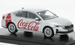 Abrex Skoda Octavia IV FL, silber, 2024, Coca Cola, 1:43, Best