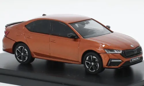 Abrex Skoda Octavia IV RS, dunkelorange, 2020, 1:43, Discount