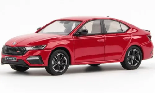 Abrex Skoda Octavia IV RS, dunkelrot, 2020, 1:43, Clearance
