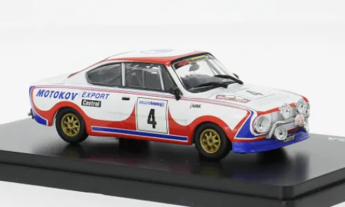 Abrex Skoda 130RS, Rallye EM, Rallye Skoda 1978, 1977, #4, S.Kvaizar/J.Kotek, 1:43, Discount