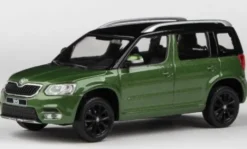 Abrex Skoda Yeti FL, grün/schwarz, 2013, 1:43, Clearance