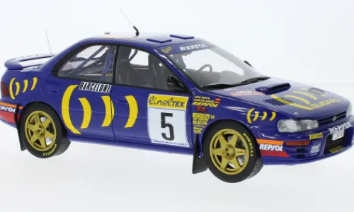 Kyosho Subaru Impreza 555, Rallye WM, Rallye Monte Carlo, 1995, #5, C.Sainz/L.Moya, 1:18, Best