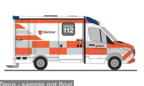 Rietze System Strobel RTW, 2018, Malteser Mainz, 1:87, Best