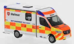 Rietze System Strobel RTW, 2018, Rettungsdienst Main-Kinzig, 1:87, New
