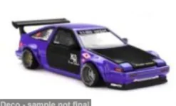 Mini GT Toyota AE86 Sprinet Trueno Kaido Touge V1, violett/schwarz, 1983, 1:64, Outlet
