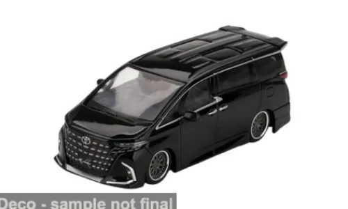 Mini GT Toyota Alphard 40, schwarz, 2025, 1:64, Clearance