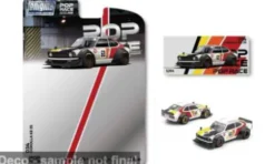 Pop Race Toyota Corolla KE25, schwarz/Dekor, 1:64, Discount