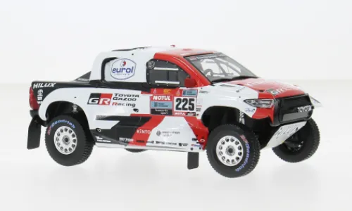 IXO Toyota GR DKR Hilux Evo T1+, Rally Dakar, 2022, #225, H.Lategan/B.Cummings, 1:43, Outlet