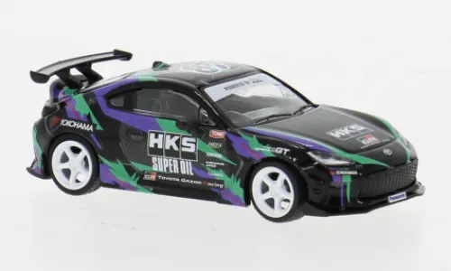 Tarmac Works Toyota GR86 HKS, schwarz, 1:64, Sale