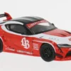 Mini GT Toyota GR Supra, rot/weiss, 2025, 1:64,