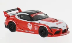 Mini GT Toyota GR Supra, rot/weiss, 2025, 1:64,