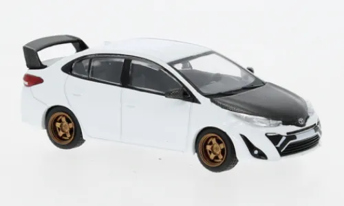 Pop Race Toyota GR VIOS, weiss/carbon, 1:64, Online