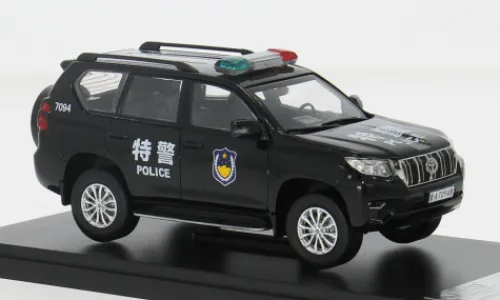 Vitesse Toyota Land Cruiser Prado, 2018, Beijing Police (SWAT), 1:43, Hot