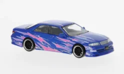 Tarmac Works Toyota Mark II JZX100, blau/Dekor, 1:64, Discount